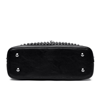 Bolso de Hombro Portátil con Remaches y Borla Trendy - Image 13