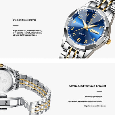 Reloj Inteligente Impermeable para Mujer con Doble Calendario - Image 2