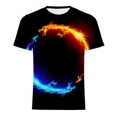 Playera Casual Hombre con Estampado Digital Cuello Redondo - Image 18