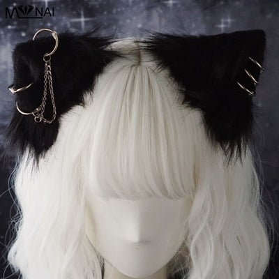 Diadema Gótica de Orejas de Gato Artesanal - Image 20