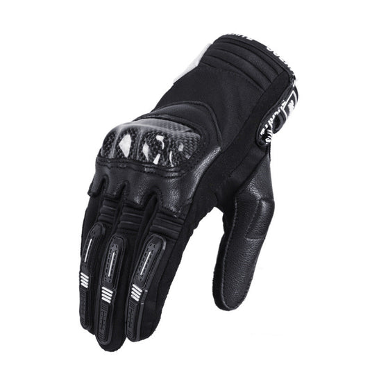 Guantes de Motocicleta Piel de Oveja con Fibra de Carbono para Motorista - Image 2