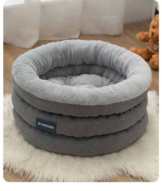 Cama Redonda para Mascotas Acolchada Invierno Tamaño Grande - Image 19