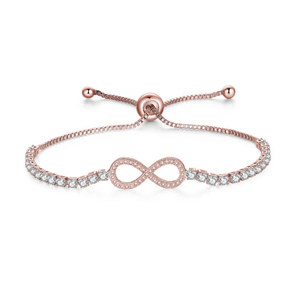 Pulsera Ajustable Infinito 8 - Joyería Versátil - Image 6