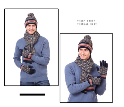 Conjunto de Abrigo Invernal: Gorro, Bufanda y Guantes de Acrílico - Image 9