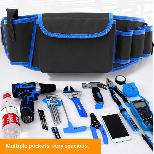 Cinturón de Trabajo Multifuncional con Bolsa de Herramientas - Tela Oxford Resistente para Alturas - Image 2