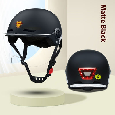Casco Inteligente con Bluetooth, Control por Voz y Luz de Alerta - Image 9