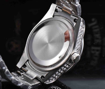 Reloj de Cuarzo Acero Inoxidable con Cristales Completos para Hombre - Image 12