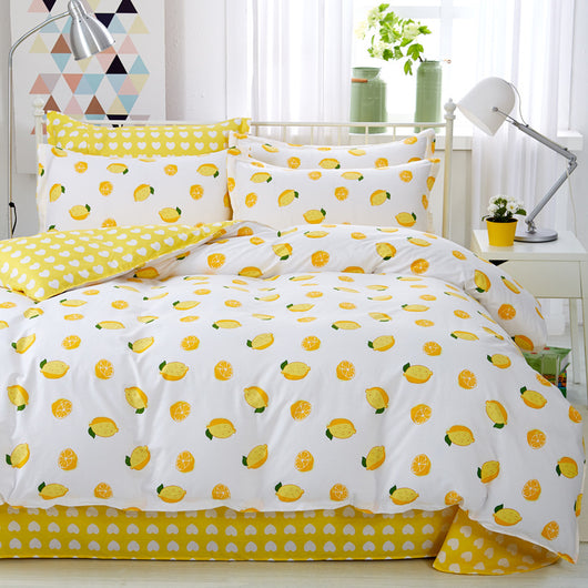 Juego de Cama Algodón Twill Estampado de 4 Piezas - Image 5