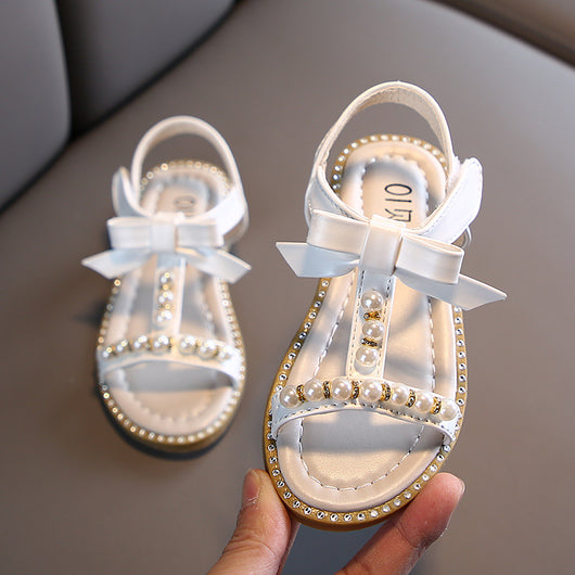 Sandalias Princesa de Perlas para Niñas - Colección Verano - Image 8