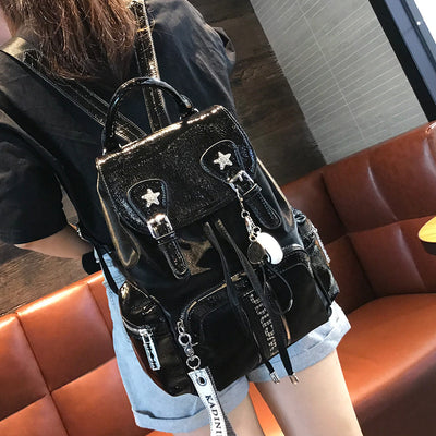 Mochila de Viaje Versátil Gran Capacidad con Cordón Ajustable - Image 4