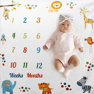 Manta de Hitos del Bebé con Fotos Personalizables - Image 16