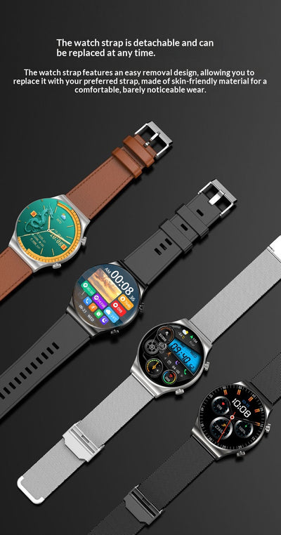 Reloj Inteligente Deportivo con Llamadas Bluetooth, Monitor de Frecuencia Cardíaca y Glucosa - Image 22