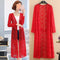 Abrigo Trench Encaje Manga Larga Talla Grande Midi