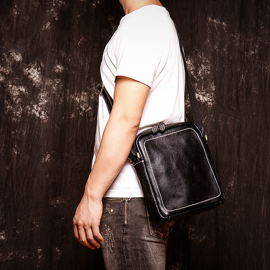Bolsa Bandolera de Cuero Genuino Hecha a Mano - Satchel de Piel Curtida - Image 12