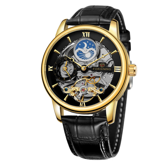 Reloj Mecánico Automático Diseño Luna Hueca - Image 2