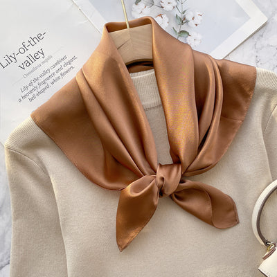 Pañuelo de Seda Elegante Retro para Primavera y Otoño - Image 11