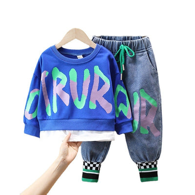 Conjunto Elegante de Dos Piezas para Niño Otoño - Image 3