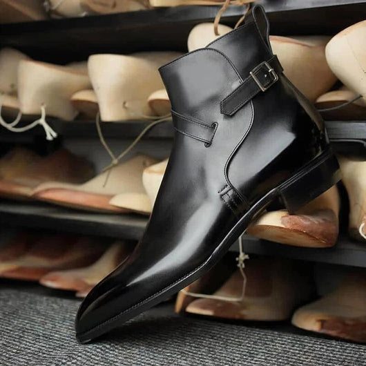 Botas Casuales para Hombre con Hebilla - Estilo Explosivo Tobillero - Image 8