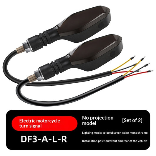 Luz Trasera LED Multicolor 12V para Motocicletas - Proyector de Alta Luminosidad con Señales de Giro - Image 8