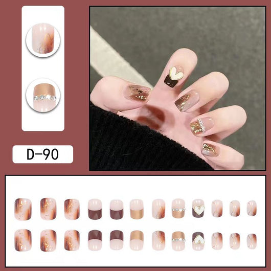 Parches de Uñas Aurora Ice - Diseño Translúcido de Larga Duración - Image 3