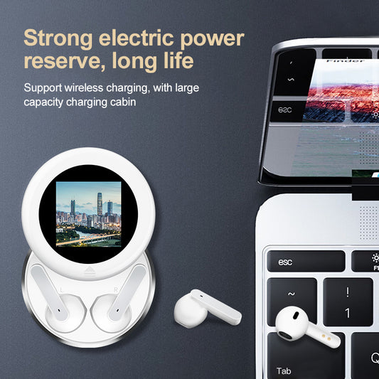 Auriculares Bluetooth Inalámbricos con Pantalla LCD Digital HD