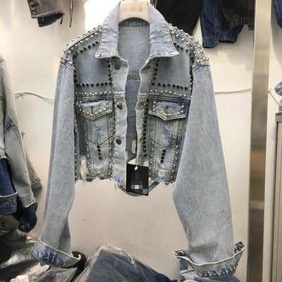 Chaqueta de Mezclilla Reforzada con Remaches - Image 12