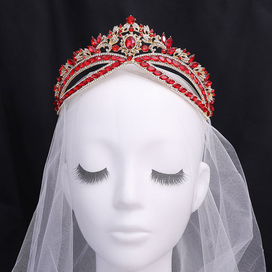Corona Nupcial de Cristales - Accesorio de Novia Elegante - Image 8