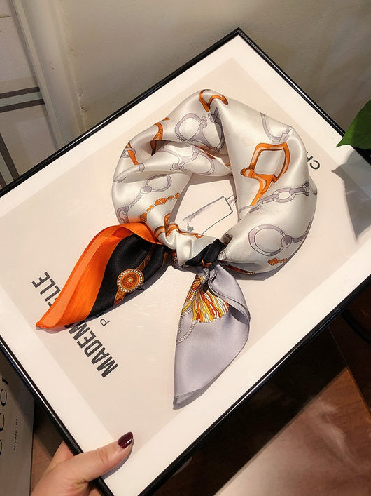 Pañuelo Cuadrado de Seda Premium Versátil para Mujer - Image 62