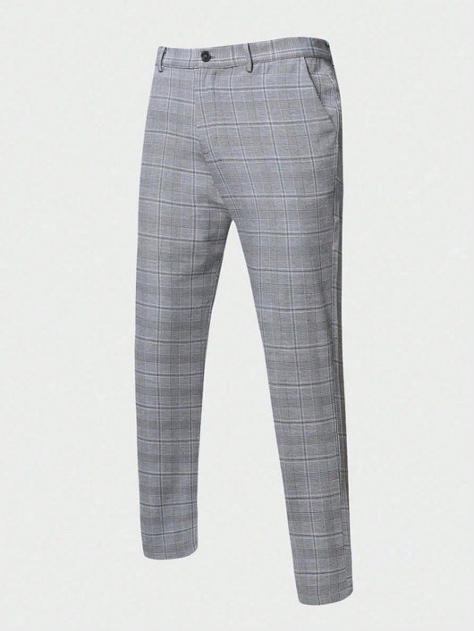 Traje Ejecutivo Slim Fit a Cuadros - Conjunto de Dos Piezas - Image 11