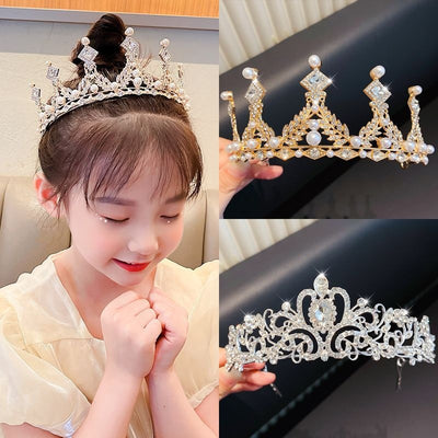 Corona Tiara para Niñas con Clip de Pelo - Accesorio de Princesa - Image 36