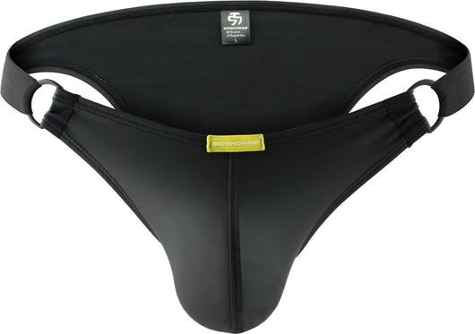Bóxer de Cuero para Hombre Triángulo Baja Cintura con Doble Hebilla - Image 4