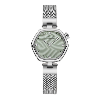 Reloj Hexagonal Minimalista para Mujer con Movimiento Suizo - Image 9
