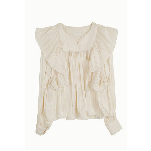 Blusa Retro Francesa de Elegante Temperamento para Mujer - Image 2