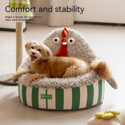 Cama Acogedora para Mascotas - Sofá Nido Cálido para Perros y Gatos