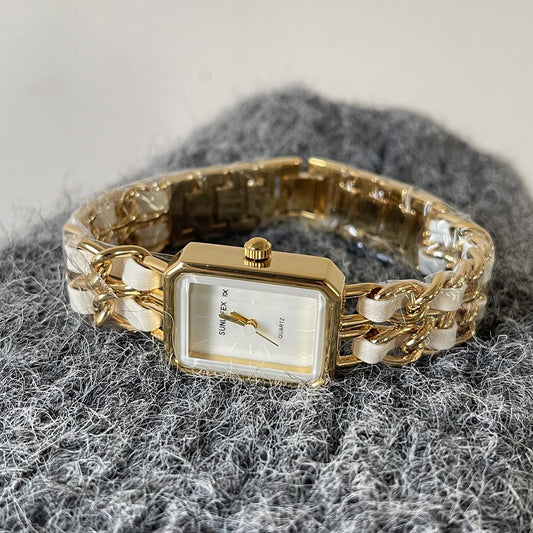 Reloj de Mujer Elegante Acero Dorado de Alta Calidad - Image 2
