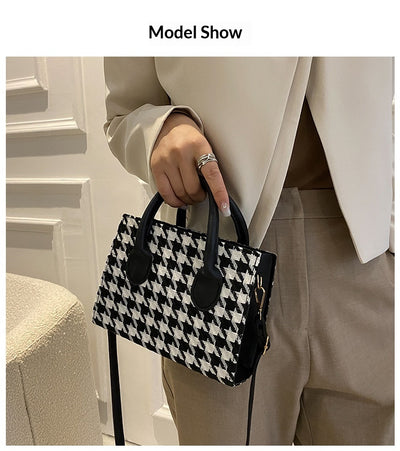 Bolso de Cuadros para Mujer - Bandolera Casual Crossbody - Image 9