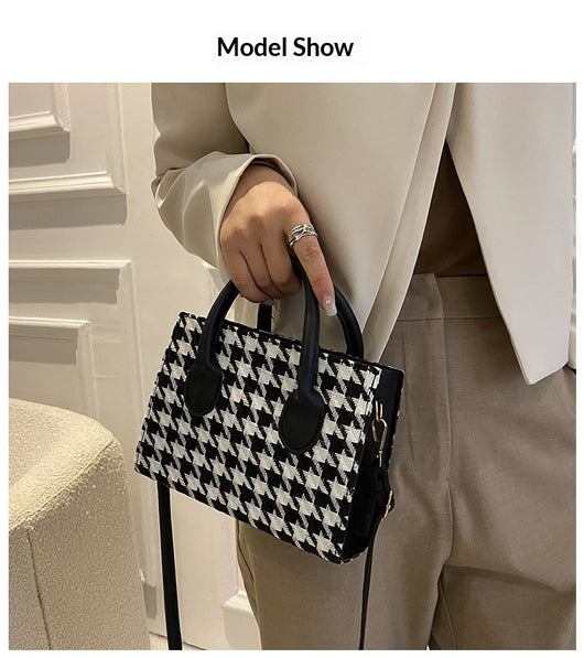 Bolso de Cuadros para Mujer - Bandolera Casual Crossbody - Image 9