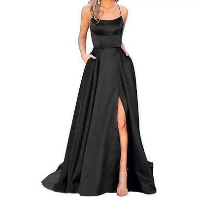 Vestido Largo Ajustado con Hombros Descubiertos para Damas de Honor y Eventos - Image 33