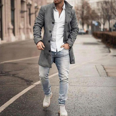 Abrigo Casual Largo en Bolsa - Comodidad y Estilo - Image 11