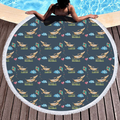 Toalla de Playa Redonda Estampada - Image 6