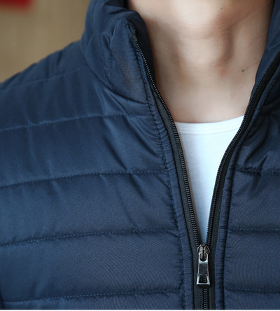Chaqueta Acolchada Cuello Alto Slim Fit - Abrigo Cálido para Invierno - Image 6