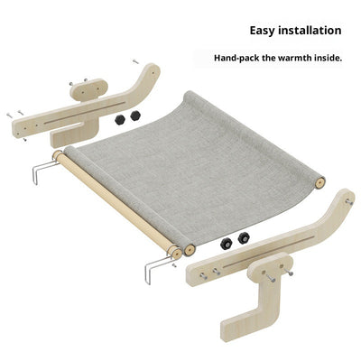 Cama Colgante Extra Grande para Gatos - Nido de Lona para Ventana y Balcón - Image 3