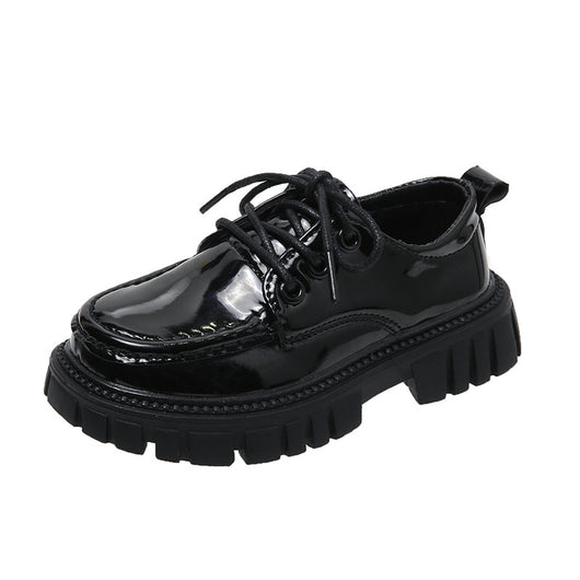 Zapatos Infantiles Formales Estilo Inglés con Suela Gruesa - Image 4