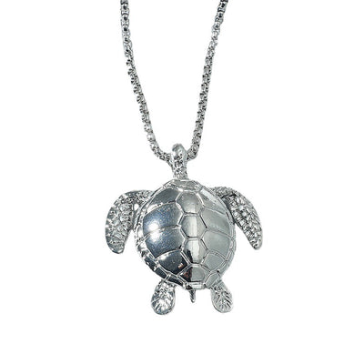 Collar de Tortuga Marina en Plata para Hombre - Image 6