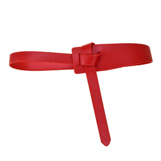 Cinturón de Cuero Ancho Casual Primera Capa - Diseño Minimalista - Image 5