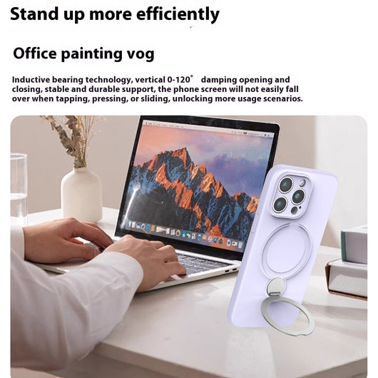 Funda Magnética de Silicona Líquida con Soporte - Protección Anti-caídas - Image 5