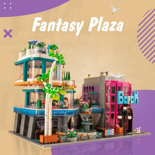 Bloques de Construcción Fantasy Plaza - Puzzle 3D para Niños - Image 2