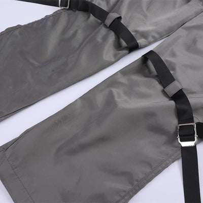 Pantalones Rectos Holgados con Diseño Moderno para Hombre - Image 8