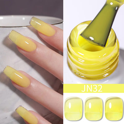 Esmalte de Uñas Gel UV Transparente Efecto Gelatina Fotocurable - Image 37