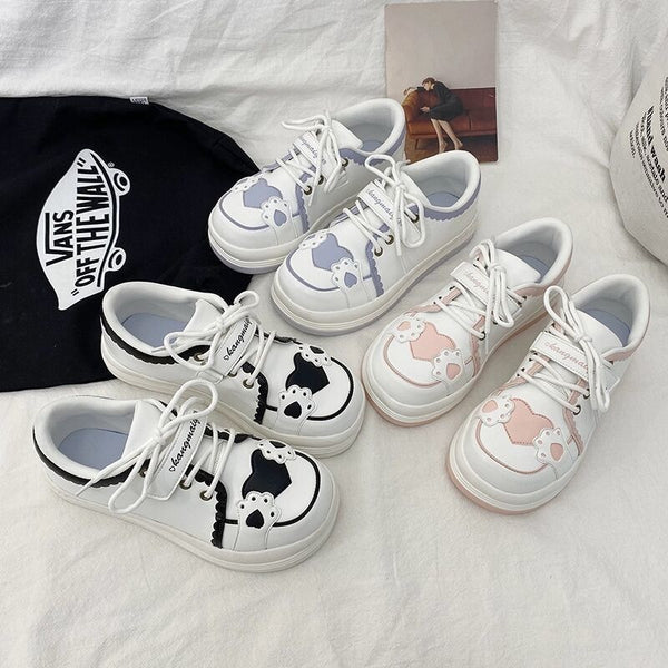 Tenis Deportivos Blancos para Mujer con Suela Gruesa y Estilo